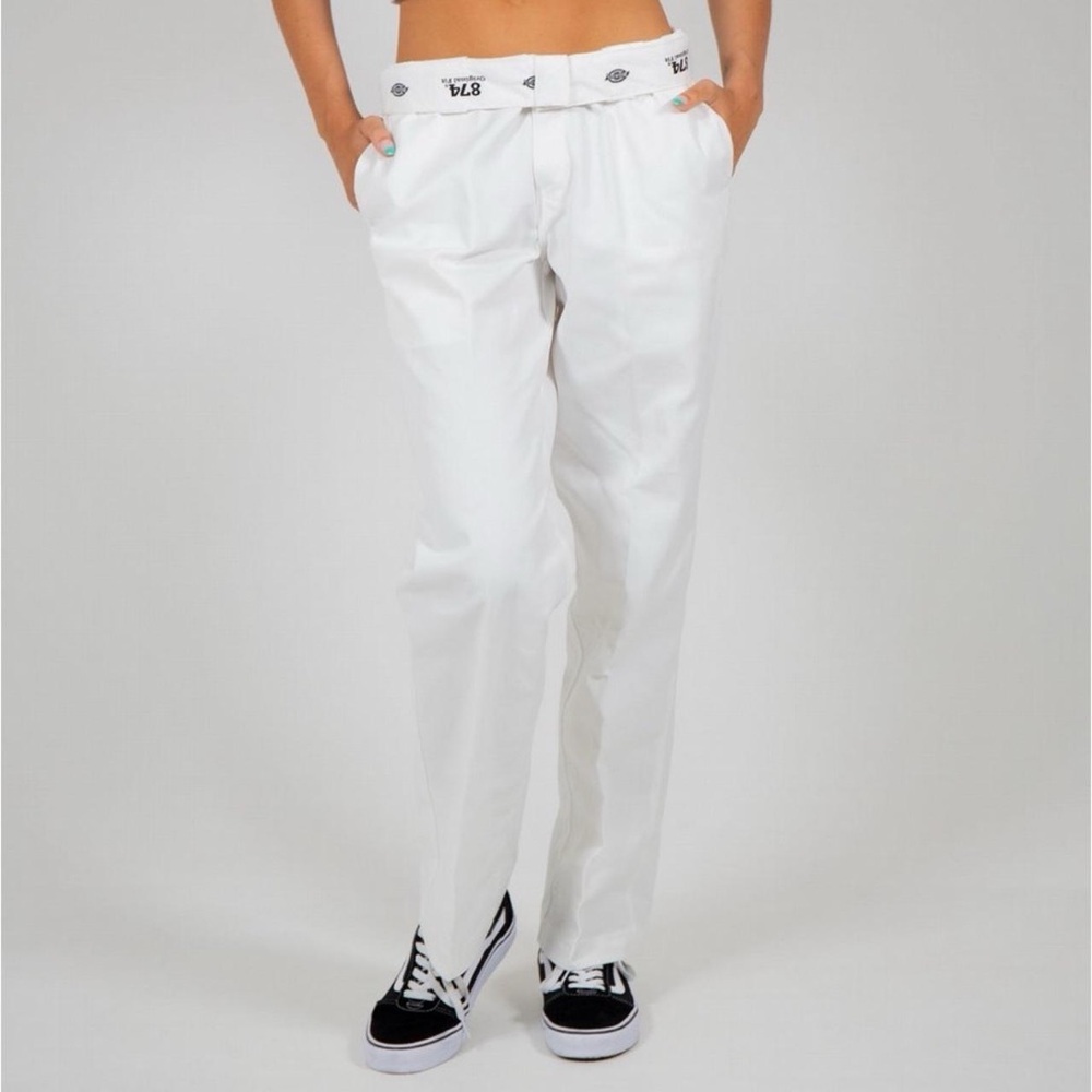 White dickies 874 trousers